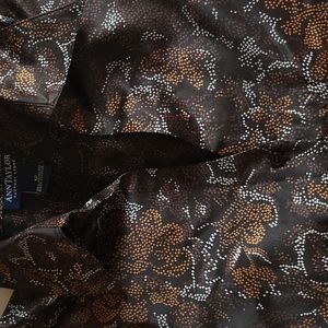 ANN TAYLOR Factory Floral Blouse